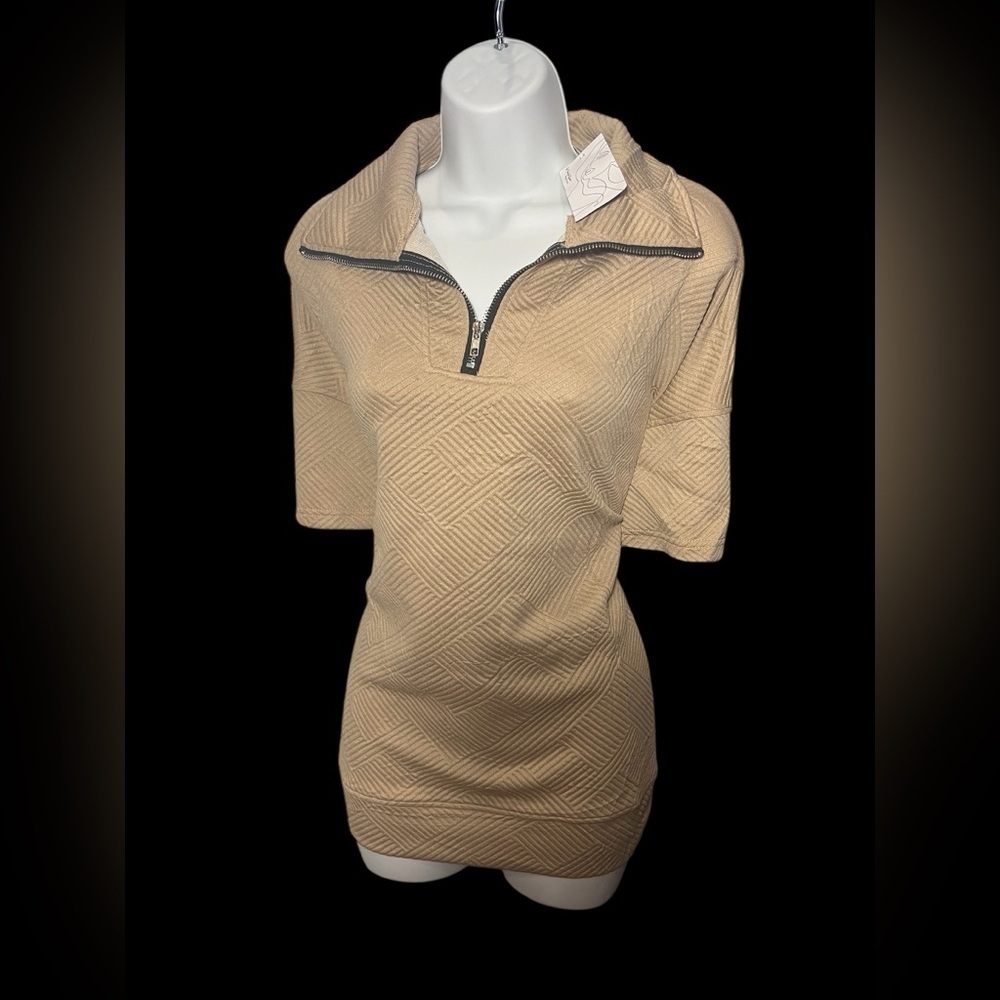 ETOSell Men's Zipper Polo Shirt – Size XL – New with Tags (NWT)